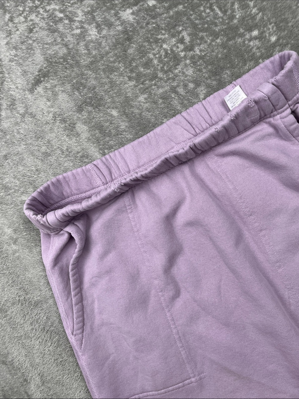 Nili Lotan S Purple 100% Cotton Harem Pocket French Terry Sweatpants - Picture 6 of 12